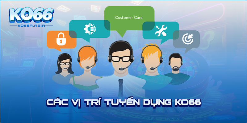 Các vị trí tuyển dụng KO66